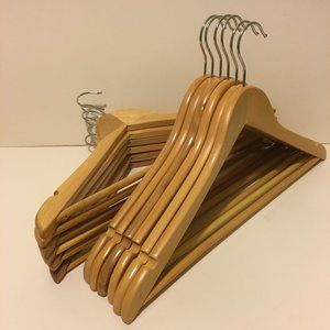 WOODEN SUIT HANGERS